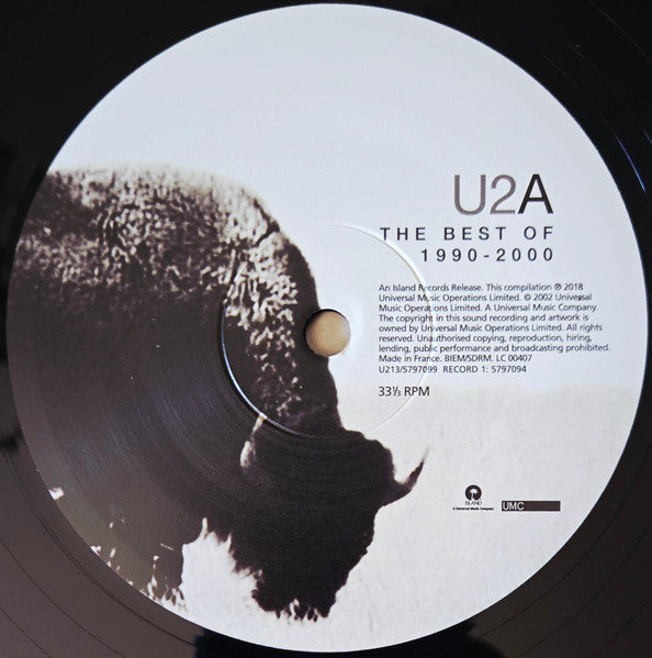 U2 – The Best Of 1990-2000  , 2LP , Gatefold