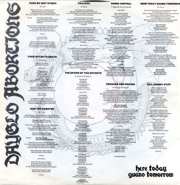 Dayglo Abortions – Here Today Guano Tomorrow   ,  1 press , Canada