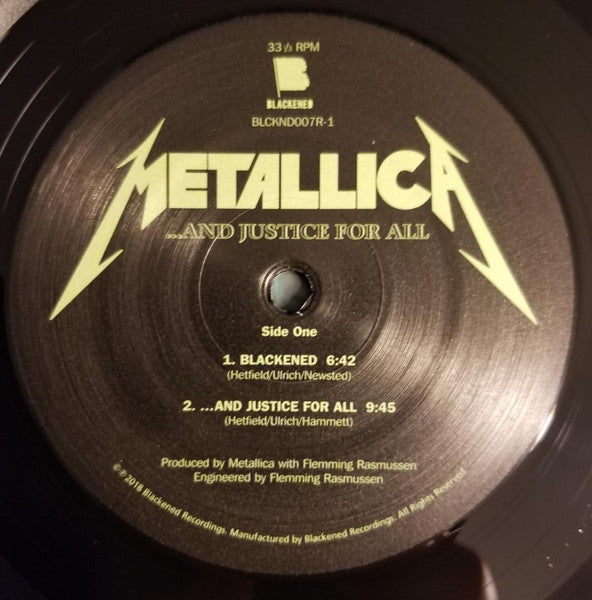 Metallica – ...And Justice For All    ,  2LP , 180 gr