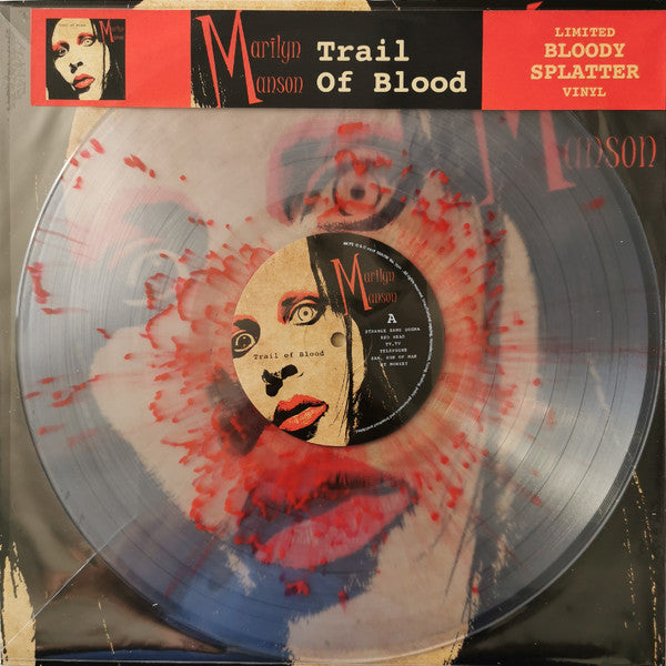 Marilyn Manson – Trail Of Blood   ,  Limited Edition,  Bloody Splatter Vinyl