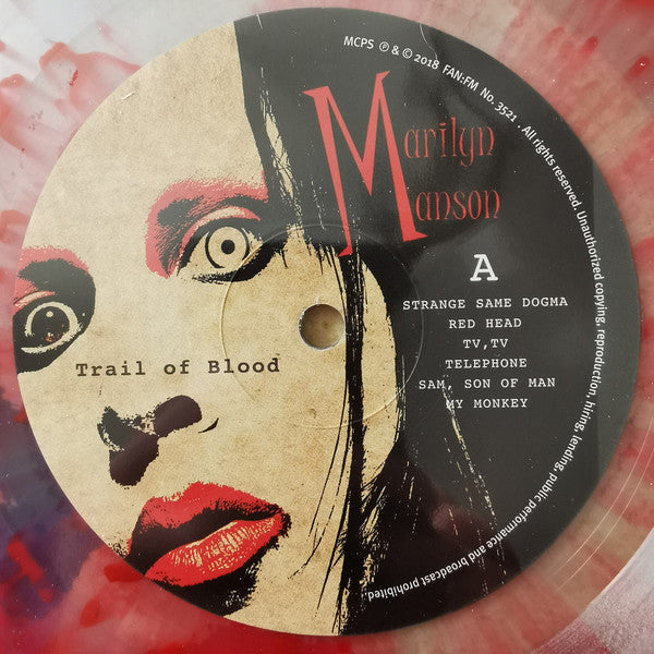 Marilyn Manson – Trail Of Blood   ,  Limited Edition,  Bloody Splatter Vinyl