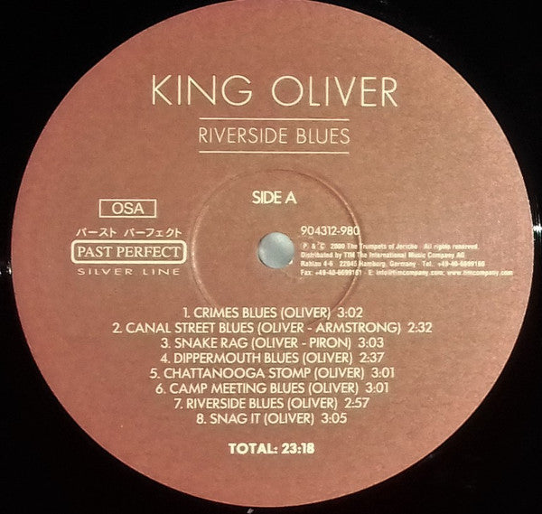King Oliver – Riverside Blues   ,  Gatefold