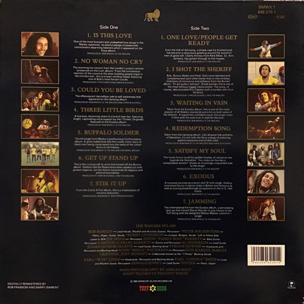 Bob Marley & The Wailers – Legend   , Reissue, Remastered,  Gatefold