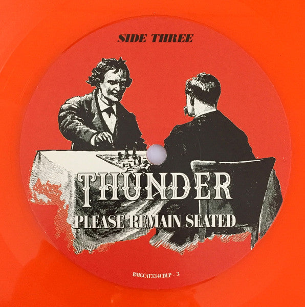 Thunder – Please Remain Seated   ,  2LP , Gatefold , Limited Edition, Orange
