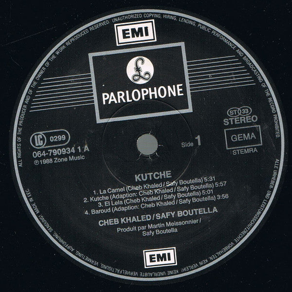 Cheb Khaled* & Safy Boutella – Kutché
