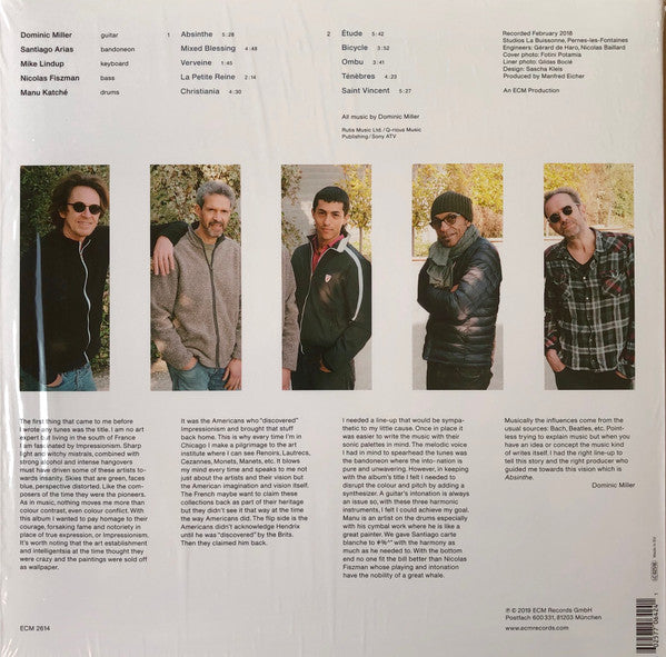 Dominic Miller – Absinthe, 1st Press    ,  ECM