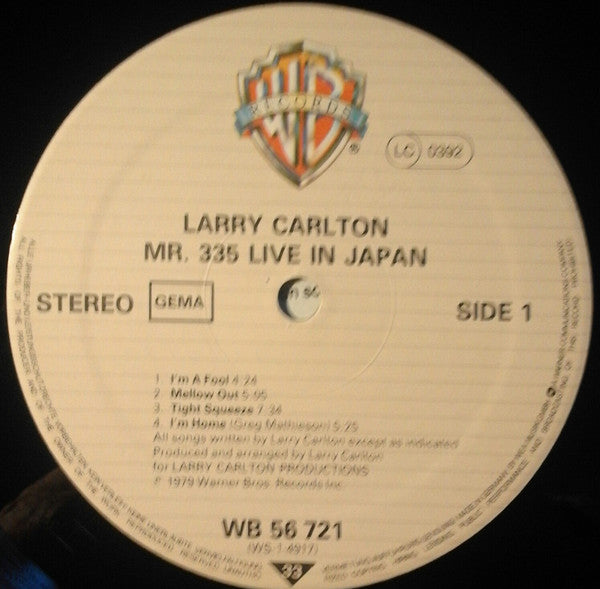 Larry Carlton ‎– Mr. 335 - Live In Japan