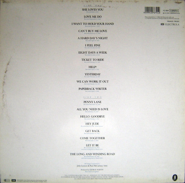 The Beatles ‎– 20 Greatest Hits