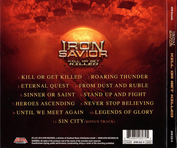 Iron Savior – Kill Or Get Killed  ,  CD,  Limited Edition, Digipak
