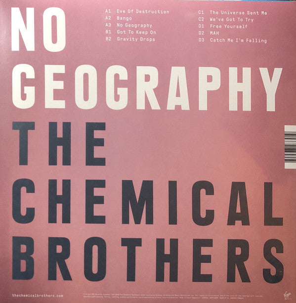 The Chemical Brothers ‎– No Geography   ,  2LP ,