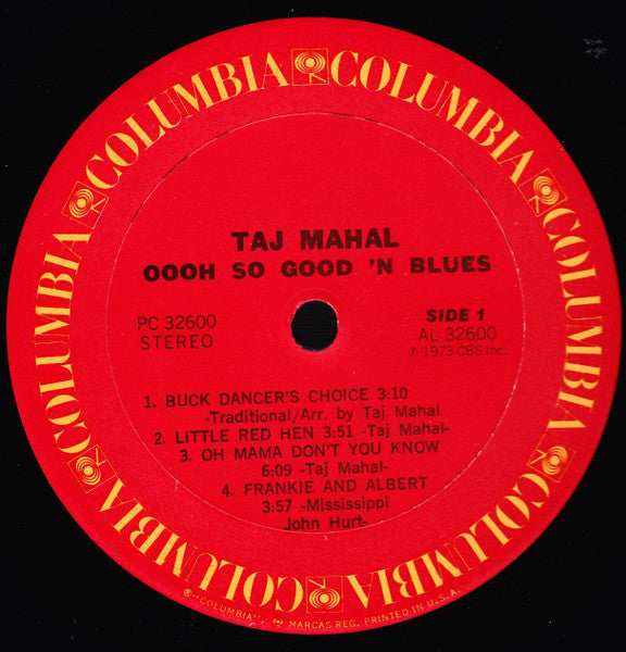 Taj Mahal – Oooh So Good 'N Blues