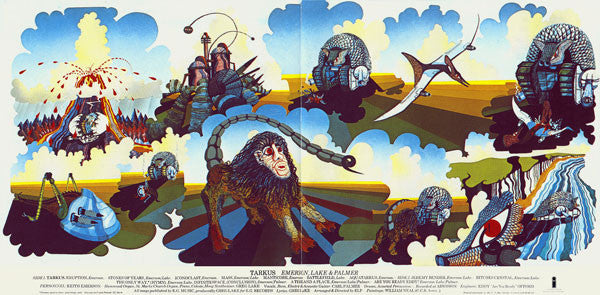 Emerson, Lake & Palmer – Tarkus ,  Gatefold , UK