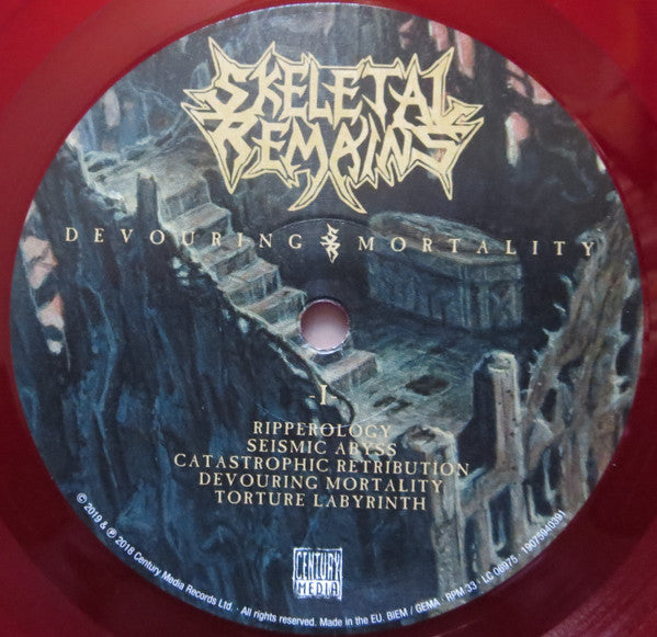 Skeletal Remains – Devouring Mortality, Limited Edition, Red Transparent Vinyl