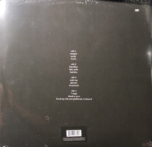 Ariana Grande – Thank U, Next    ,  2LP , Gatefold