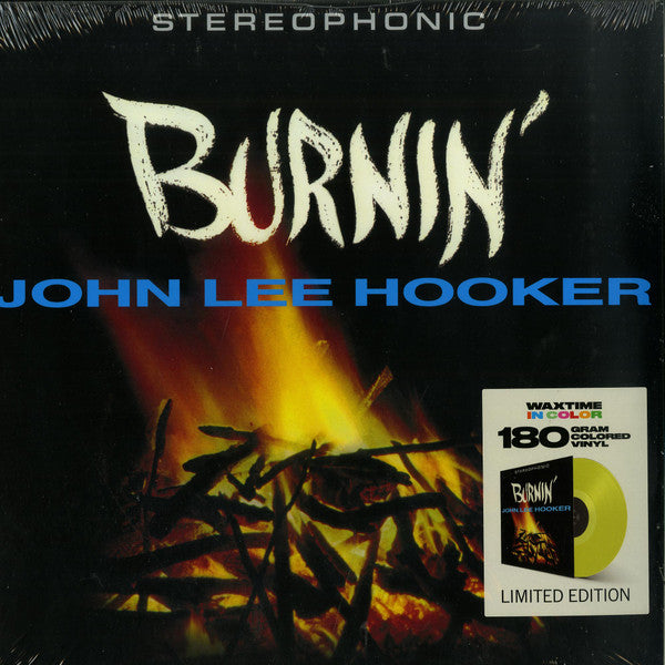 John Lee Hooker – Burnin'  ,  Yellow Translucent Vinyl