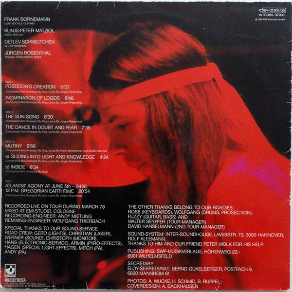 Eloy - Live       2LP  Gatefold