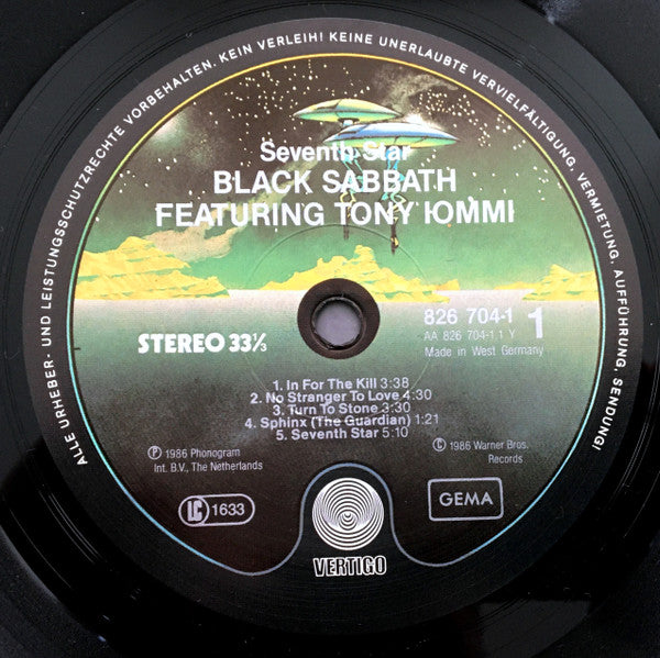 Black Sabbath Featuring Tony Iommi – Seventh Star