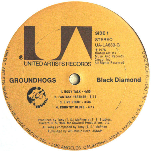 Groundhogs* ‎– Black Diamond