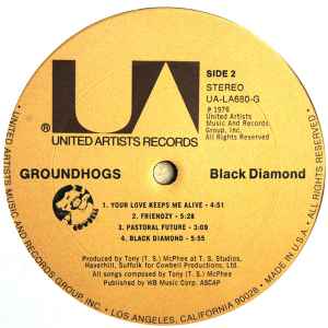 Groundhogs* ‎– Black Diamond