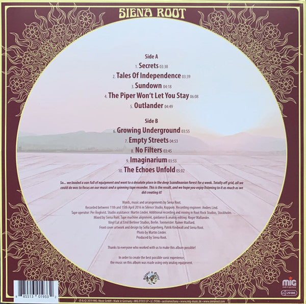 Siena Root ‎– A Dream Of Lasting Peace   ,   Gatefold