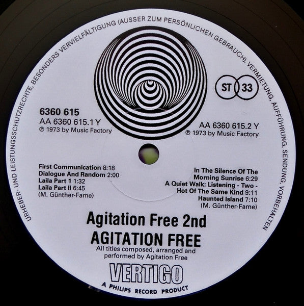 Agitation Free – 2nd    ,  Gatefold