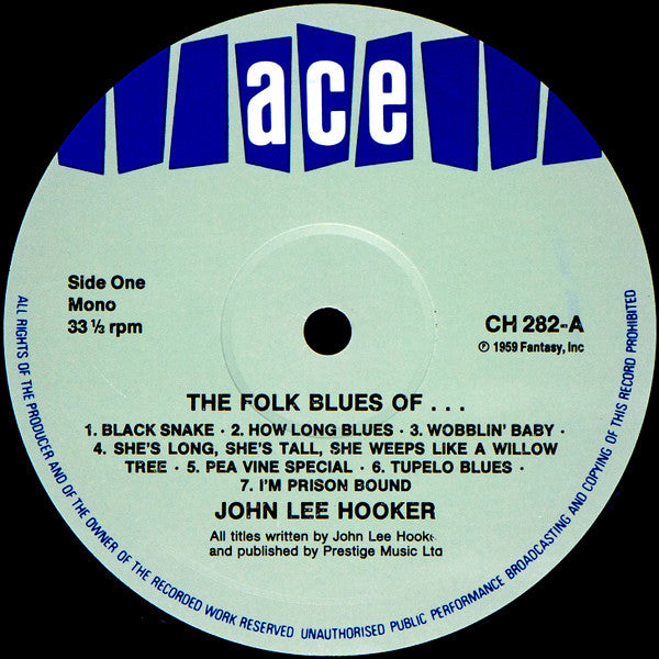 John Lee Hooker – The Folk Blues Of John Lee Hooker