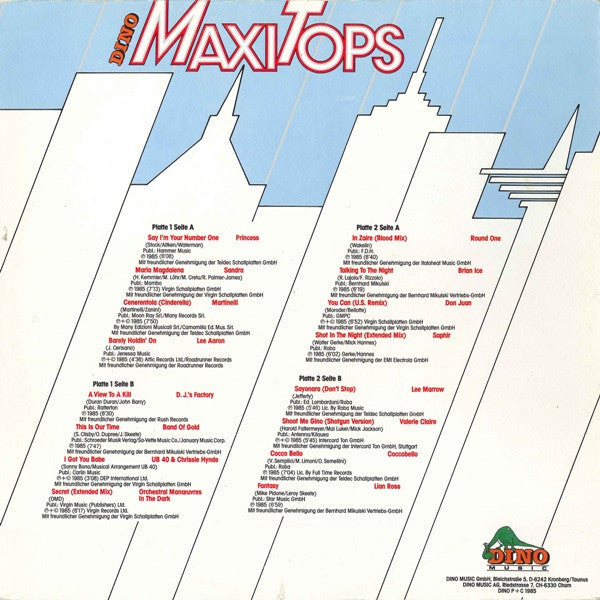 Various – Dino Maxi Tops, 2xLP, Gatefold