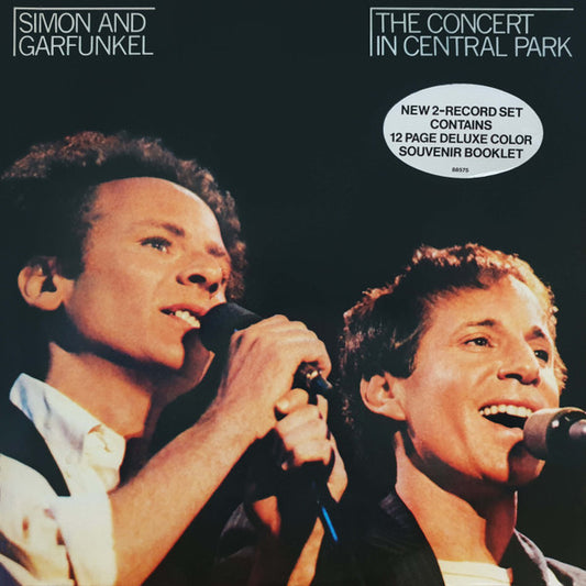 Simon And Garfunkel* – The Concert In Central Park    2LP,Gatefold + 12 page booklet, Gatefold, White Labels With Thin Lines
