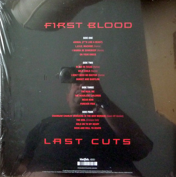 W.A.S.P. – First Blood Last Cuts   ,  2LP