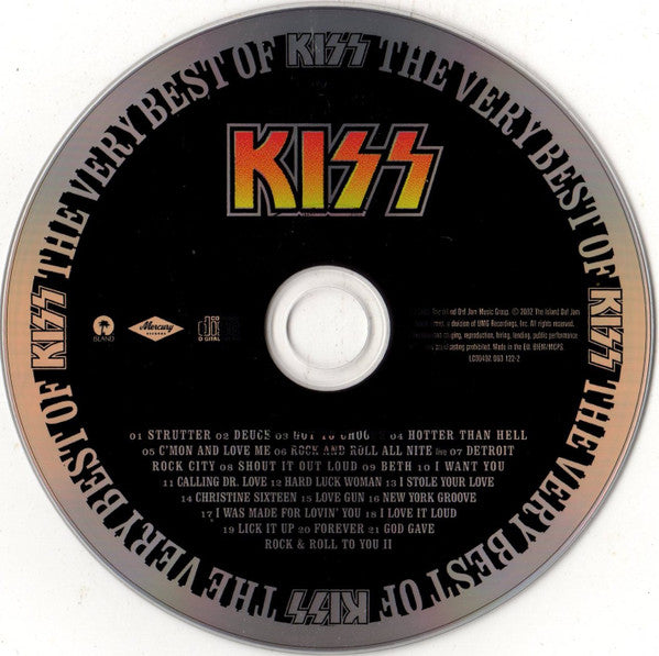 Kiss – The Very Best Of Kiss   ,  CD