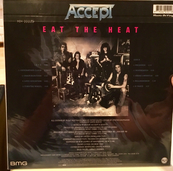 Accept ‎– Eat The Heat    , Limited Edition, Numbered   MOV 001657 / 2000