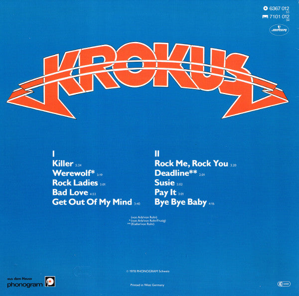 Krokus – Pay It In Metal