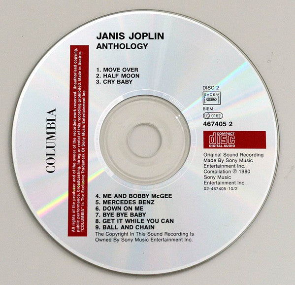 Janis Joplin – Anthology