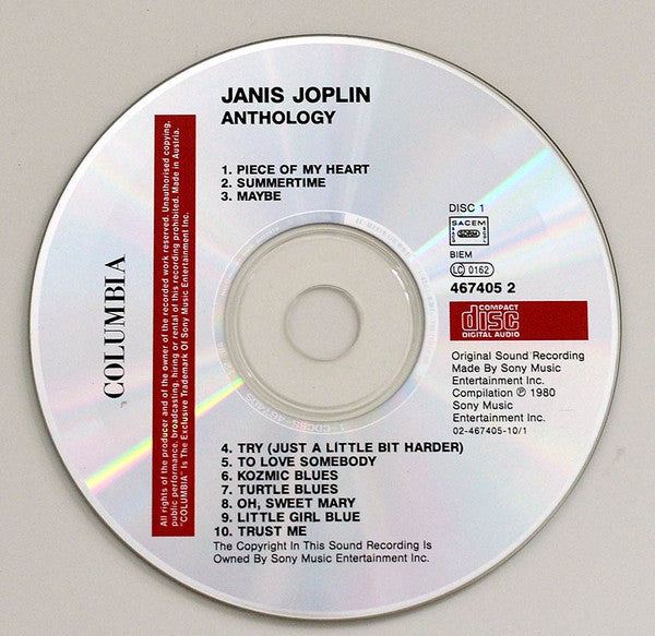 Janis Joplin – Anthology