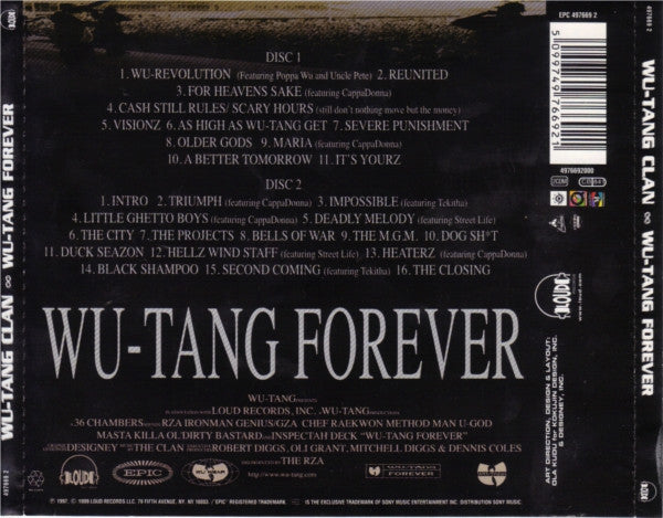 Wu-Tang Clan – Wu-Tang Forever,   2xCD