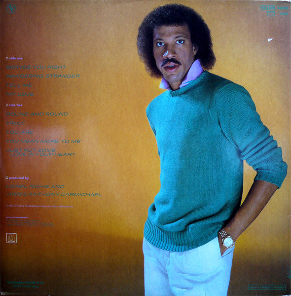 Lionel Richie – Lionel Richie  ,  Gatefold