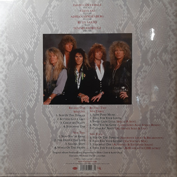 Whitesnake – Slip Of The Tongue, 2 x LP, 30th Anniversary Remaster MMXIX