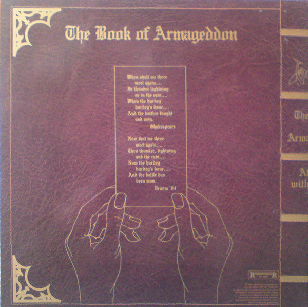 Venom  ‎– At War With Satan    ,  Gatefold