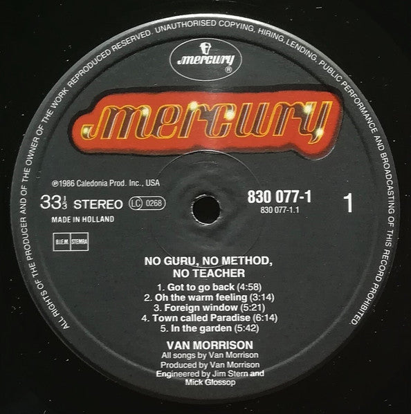 Van Morrison – No Guru, No Method, No Teacher