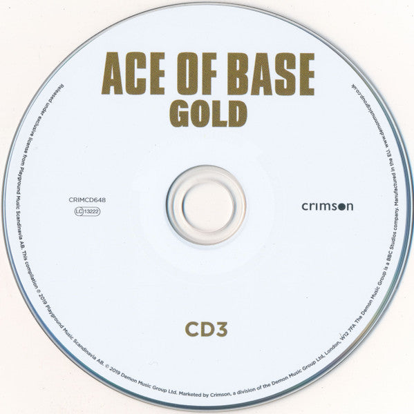 Ace Of Base – Gold    ,  3CD , digipack