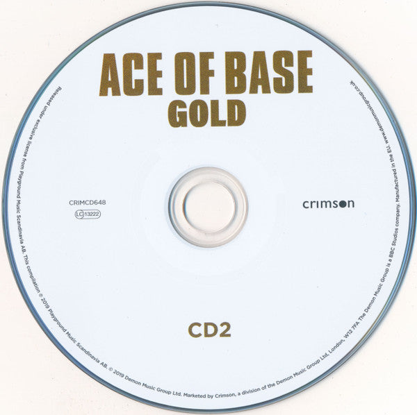 Ace Of Base – Gold    ,  3CD , digipack