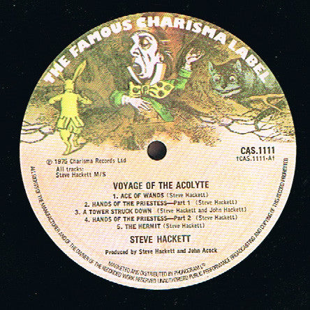 Steve Hackett ‎– Voyage Of The Acolyte   ,  Gatefold