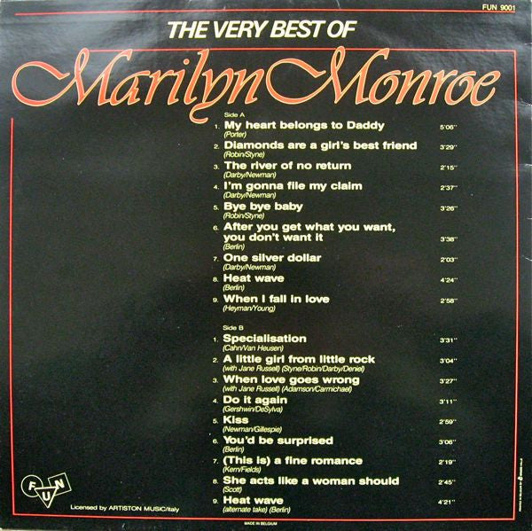 Marilyn Monroe – The Very Best Of Marilyn Monroe