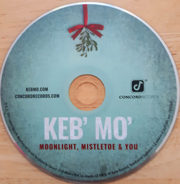 Keb' Mo' – Moonlight, Mistletoe & You   ,  six-panel digisleeve , CD