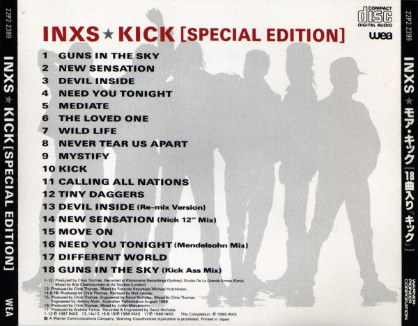 INXS – Kick, Special Edition Japan