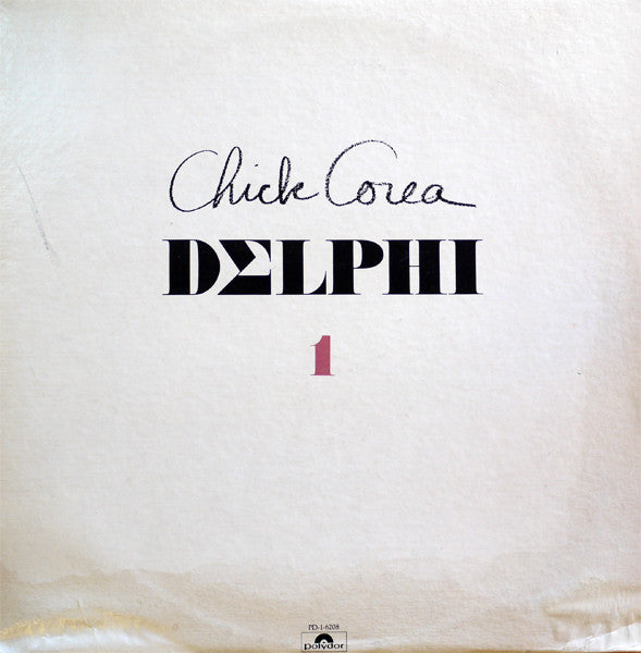 Chick Corea – Delphi 1 Solo Piano Improvisations, 1st Press US