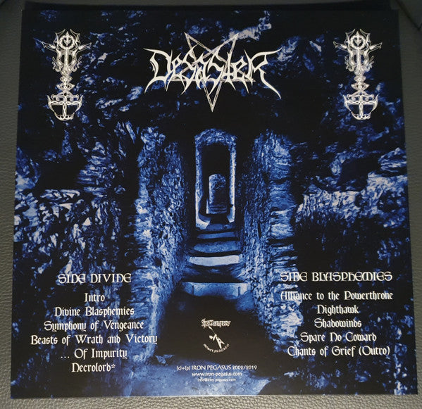 Desaster – Divine Blasphemies, Gatefold