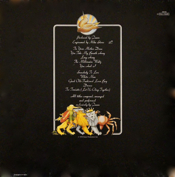 Queen – A Day At The Races, Gatefold