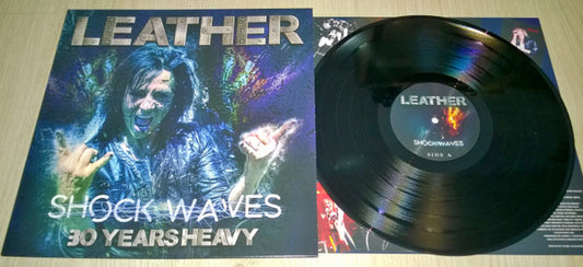 Leather – Shock Waves 30 Years Heavy   , Limited edition , 300 copy
