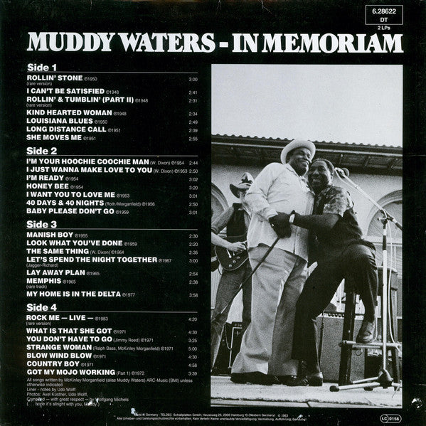 Muddy Waters ‎– In Memoriam   ,  2LP , Gatefold
